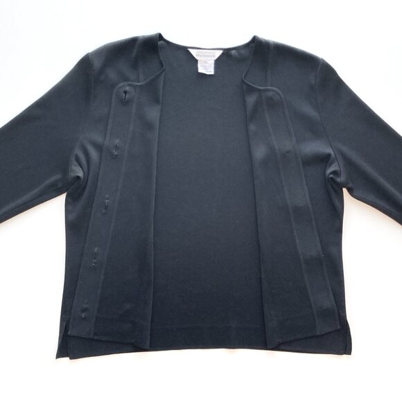 Exclusively Misook Cardigan with Big Buttons - Picture 5 of 9